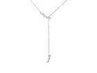 Viola.y Jewelry Women's Cubic Zirconia Lariat Necklace