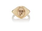 Retrouvai Women's Tiered Fantasy Signet Ring