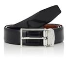 Barneys New York Men's Reversible Leather Belt - Black