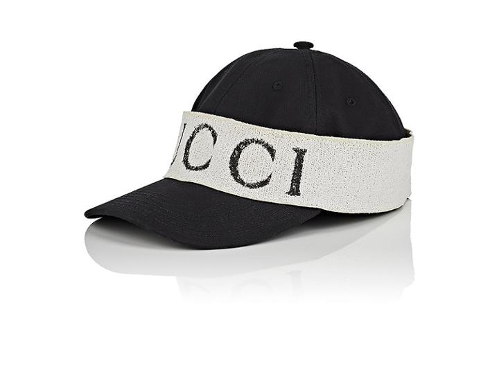 Gucci Men's Logo-band Cotton Baseball Cap