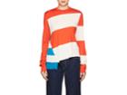Calvin Klein 205w39nyc Women's Striped Wool-blend Asymmetric Sweater