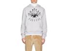 Kenzo Men's Eye-embroidered Cotton French Terry Hoodie