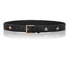 Gucci Men's Bee & Star Leather Belt - Black