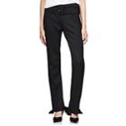 Prada Women's Neoprene Straight Pants - Black