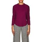 Derek Lam Women's Cashmere Shirttail-hem Sweater - Plum