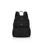 Prada Men's Leather-trimmed Backpack-black