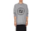 Fendi Women's Rhinestone-embellished Logo Cotton Sweatshirt