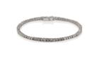 Roberto Marroni Women's White Diamond Tennis Bracelet