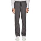 Vince. Men's Heathered Wool Trousers-light Gray