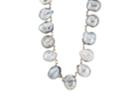 Samira 13 Women's Keshi Pearl & White Diamond Necklace
