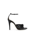 Gucci Women's Crawford Leather Ankle-strap Sandals - Black