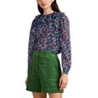 Robert Rodriguez Women's Juli Cotton-silk Blouse - Blue