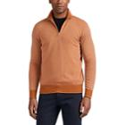 Loro Piana Men's Roadster Cashmere Half-zip Sweater - Orange
