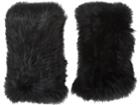 Barneys New York Women's Rabbit Fur Fingerless Gloves