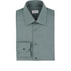 Brioni Men's Mlange Cotton Twill Shirt-green