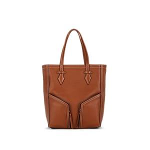 Mtier London Women's Sergeant Leather Tote Bag - Brown
