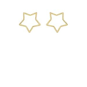 Brent Neale Women's Open-star Earrings - Gold