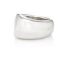 Viola.y Jewelry Women's Curved Ring-silver