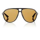 Gucci Men's Gg0119s Sunglasses - Black