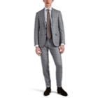 Canali Men's Plaid Wool Two-button Suit - Gray