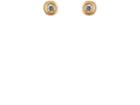 Malcolm Betts Women's White Diamond & Yellow Gold Ball Stud Earrings