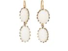 Renee Lewis Women's Mismatched Opal Drop Earrings