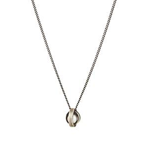 Title Of Work Men's Pearl-in-sphere Pendant Necklace - White