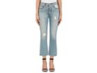 Adaptation Women's Distressed Flared Crop Jeans