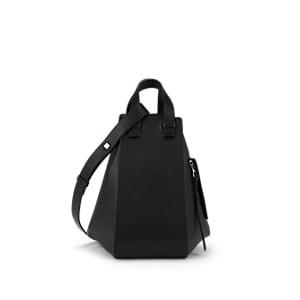 Loewe Women's Hammock Medium Leather Bag - Black