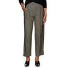 The Row Women's Nica Houndstooth Trousers - Black