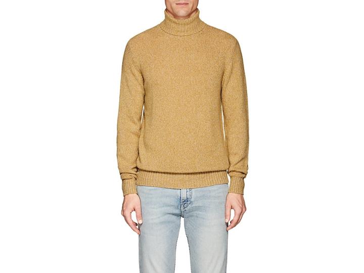 Loro Piana Men's Cashmere Turtleneck Sweater