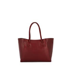 Mtier London Women's Perriand Leather Tote Bag - Dark Red