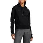 Helmut Lang Women's Logo-embroidered Cotton Hoodie - Black