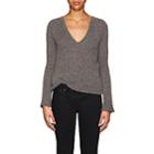 The Row Women's Aetra Brushed Cashmere-blend Sweater-grey Melange
