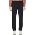 Theory Men's Stealth Stretch-jersey Jogger Pants-charcoal