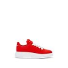 Alexander Mcqueen Men's Oversized-sole Knit Sneakers - Red