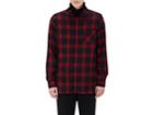 Andersson Bell Men's Buffalo-checked Flannel Longline Shirt