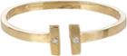 Loren Stewart Diamond & Gold Adjustable Ring-colorless