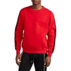 Stampd Men's Logo-jacquard Cotton Sweatshirt - Red