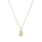 Dean Harris Men's Diamond Tag Pendant Necklace - Gold