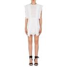 Isabel Marant Women's Nubia Embroidered Voile Shift Dress-white