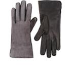 Barneys New York Women's Suede & Nappa Leather Gloves-gray
