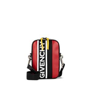 Givenchy Men's Mc3 Leather Crossbody Bag - Red