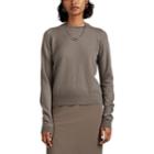 Rick Owens Women's Boiled Cashmere Sweater - Gray