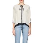 Marc Jacobs Women's Lace-trimmed Silk Blouse-ivory