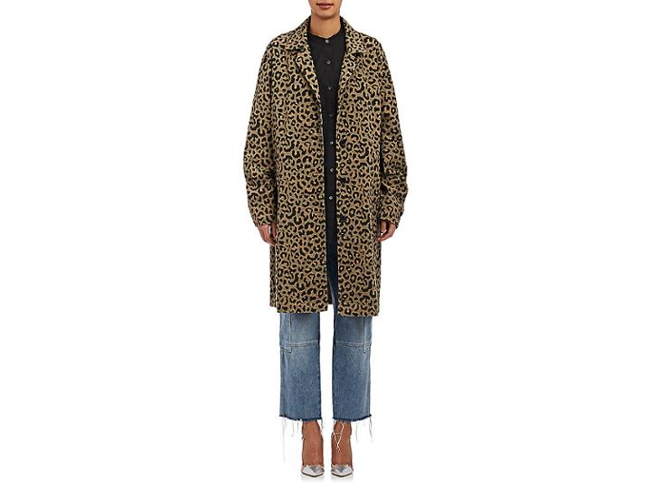 Robert Rodriguez Women's Leopard-print Twill Coat