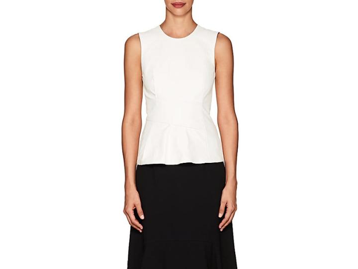 Narciso Rodriguez Women's Leather Sleeveless Top