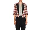 Greg Lauren Women's Wrangler Plaid Cotton Flannel Jacket