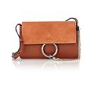 Chlo Women's Faye Small Leather Shoulder Bag-brown