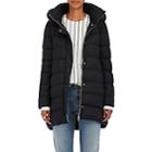 Herno Women's Fur-trimmed Down-quilted Jacket-blue